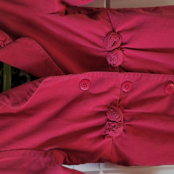 Gymboree pink heavy cotton blazer size 5 - Picture 2 of 5